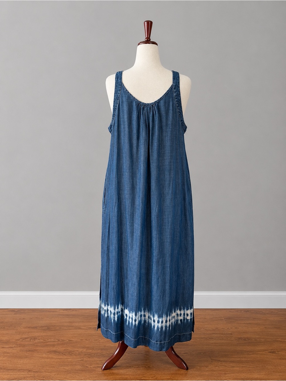 Chico’s Tank Tencel Tie-Dye Maxi Dress with pockets– Size 3 (XL) – NWT - Picture 3 of 9